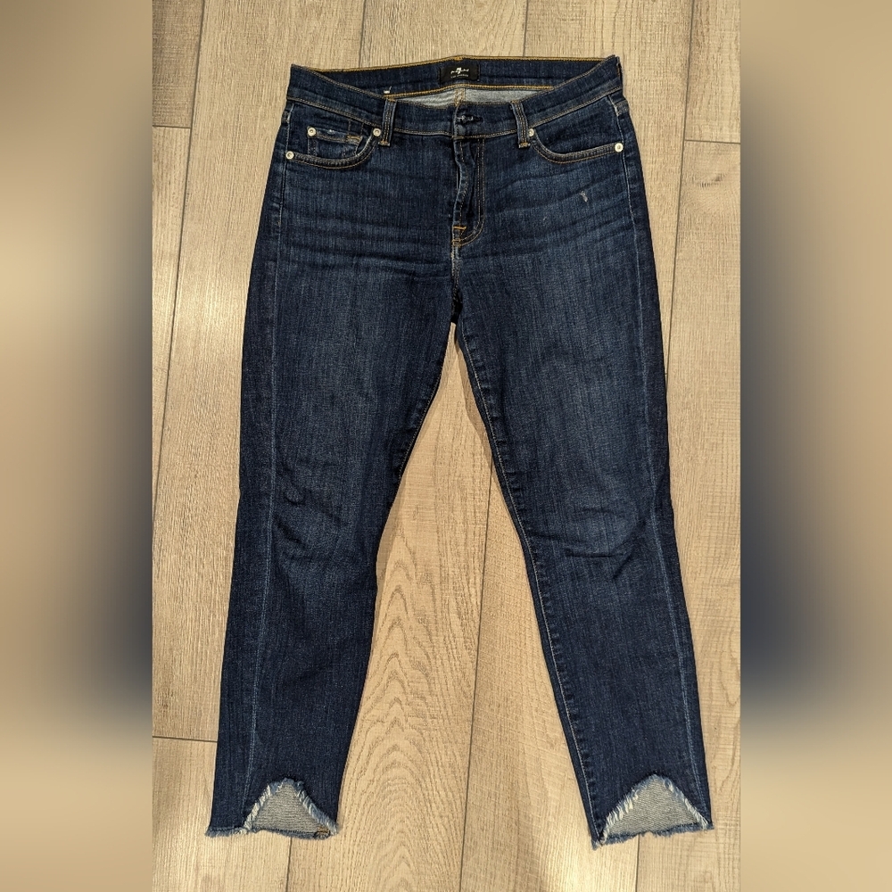 7 For All Mankind Straight Leg Jeans 28